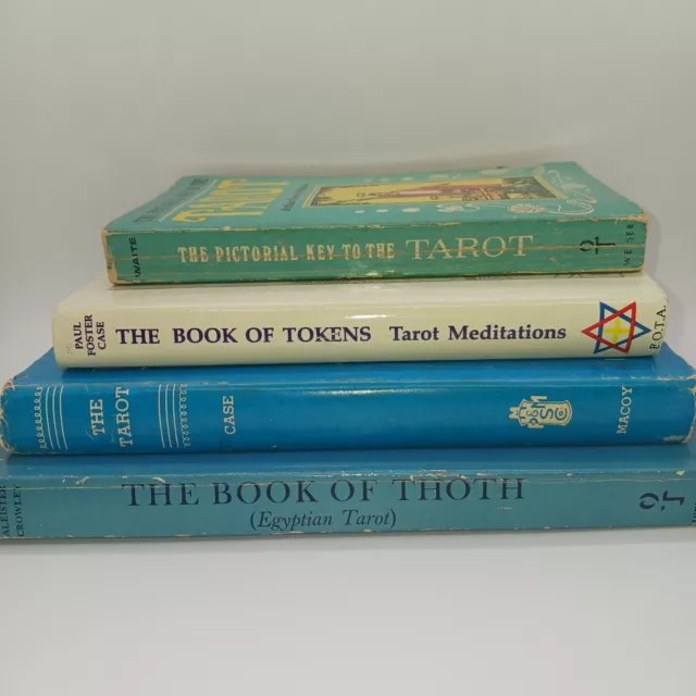 Tarot Card Book Lot - Vintage 4 Books