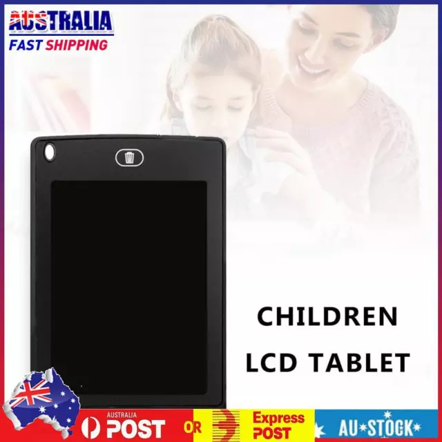 Electronics LCD Drawing Tablet Kids Painting Writing Board (6.5 inch Black)