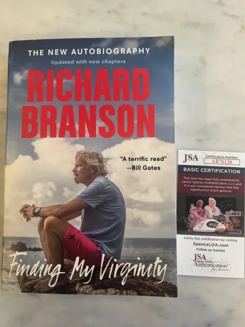 Richard Branson / FINDING MY VIRGINITY Signed JSA Certified