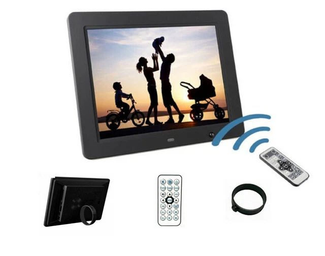 USATO COME NUOVO Cornice fotografica foto audio video frame digitale 7" Q-L210