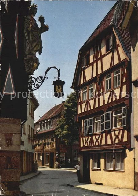 72500024 Bensheim Bergstrasse Fachwerkhaeuser am Markt Bensheim