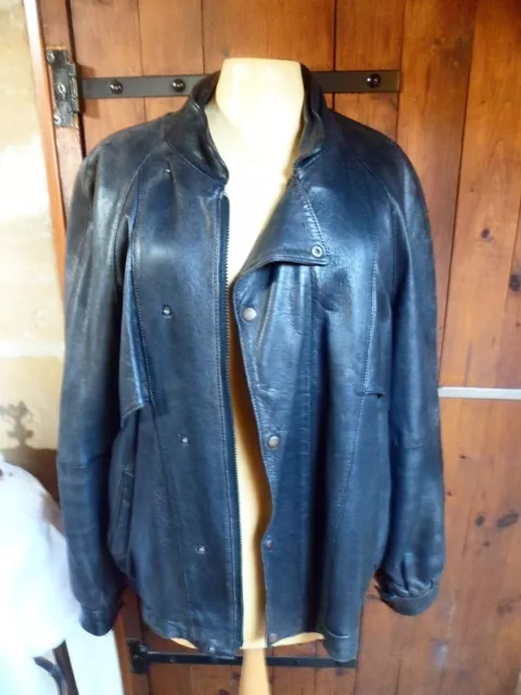 veste cuir homme vintage