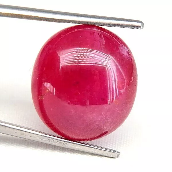 Shola Vrai 21,03 Carats Naturelle Rouge Rubis de Madagascar