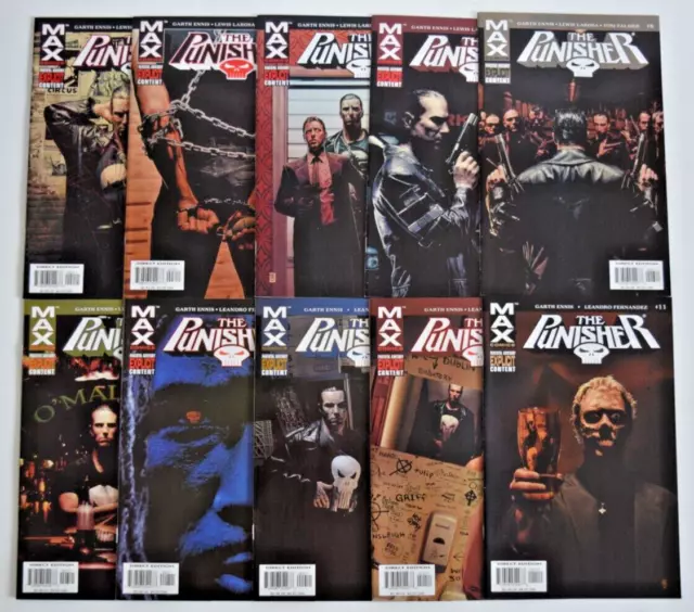 Punisher Max (2004) 74 Issue Comic Run #2-75 Marvel Comics