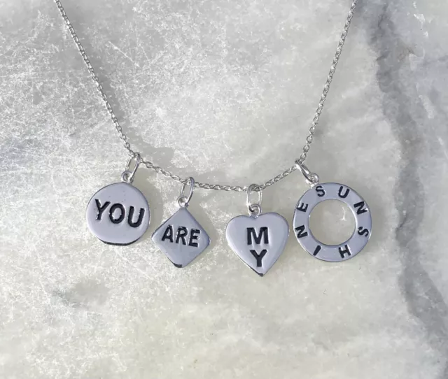 Custom 'You Are My Sunshine' Name Pendant Necklace for Moms - Mommy  Jewellery Gift for Birthday, Christmas