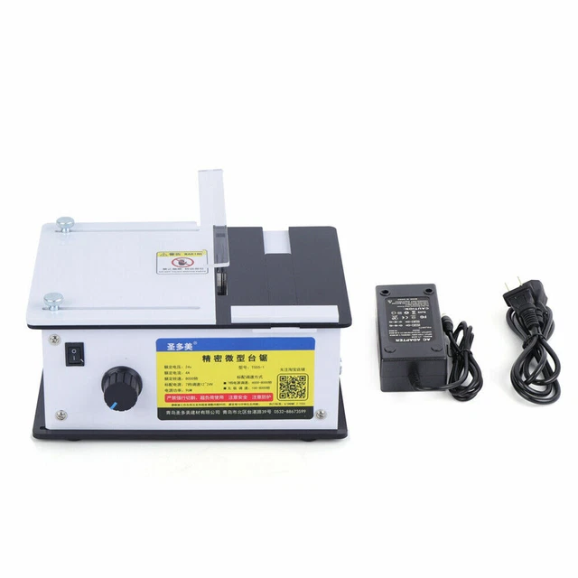 Table Saw Handmade DIY Woodworking Bench Lathe Cutting Machine 110V 8000rpm Mini