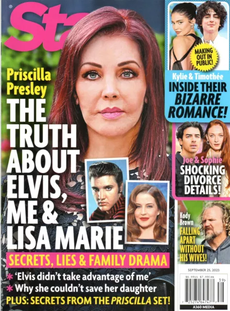 STAR Magazine September 25 2023 Priscilla Presley Kylie Jenner Timothée Chalamet