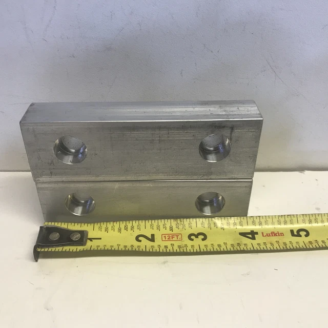 (2) Vise jaws 4”x1 1/4” see pictures for specifications.