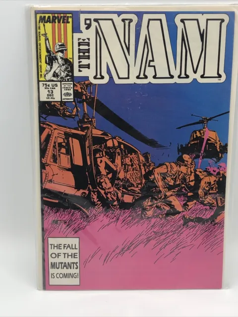 The 'Nam #13 Marvel Comics Vietnam War, Michael Golden 1987 c5 6