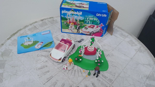 Playmobil 6871 City Life Starter Set Mariage De Couple De Maries Avec Voiture