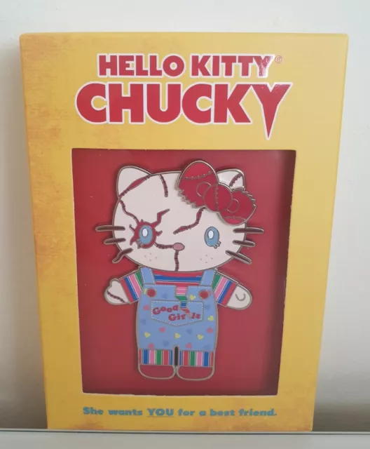 Hello Kitty Dressed As Chucky Child's Play Pin 2023 Universal Studios HHN