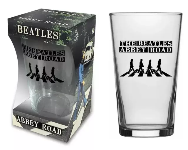 The Beatles Abbey Road Beer Glass  (rz)