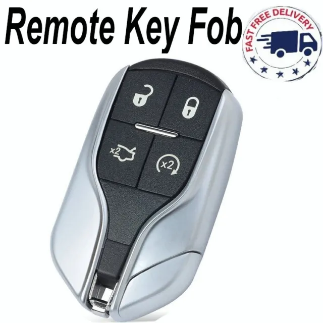 M3N-7393490 Remote Key Fob for Maserati Ghibli Quattroporte Levante 433MHz ID46