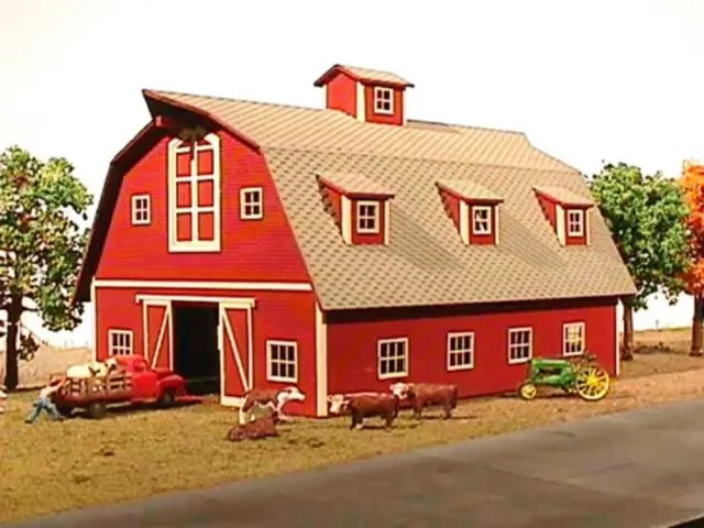 American Model Builders LASERkit Country Barn HO Scale #119 NEW SEALED