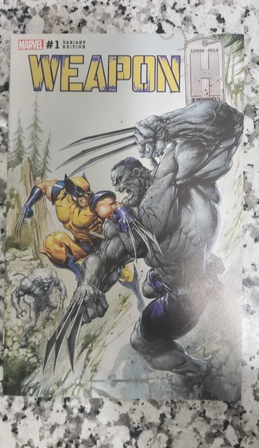 Marvel Comics Weapon H #1 Trade Variant Exclusive Clayton Crain 