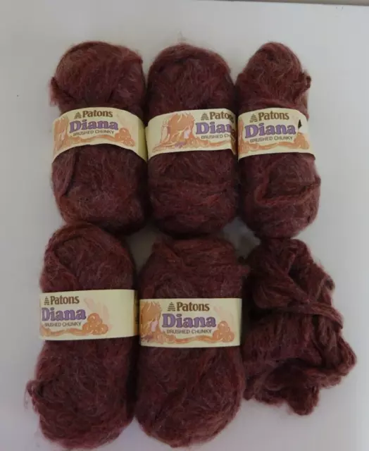 Patons Diana 270g Brushed Chunky Acrylic Nylon Yarn Shade 9215 Lot 43018 #5