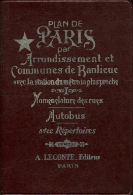 3684190 - Plan de Paris par arrondissement et communes de banlieue - Collectif