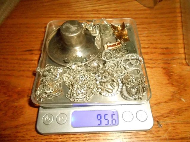 95.6 grams 925 and Sterling silver jewelry