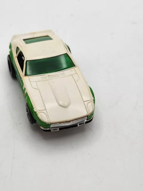 De Colección Afx Aurora Tyco Verde Y Blanco Datsun 240Z #46 Coche Ranura