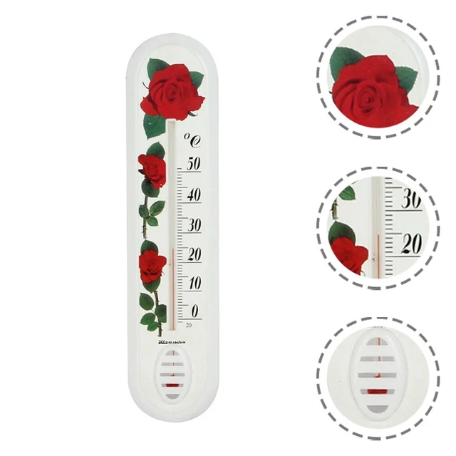 Thermomètre mural facile à lire pour maison jardin bureau mesure de températu