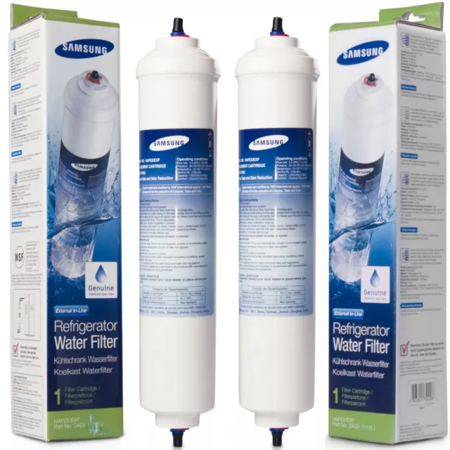 2 filtri acqua frigorifero originale Samsung HAFEX/EXP, DA29-10105J Aqua-Pure