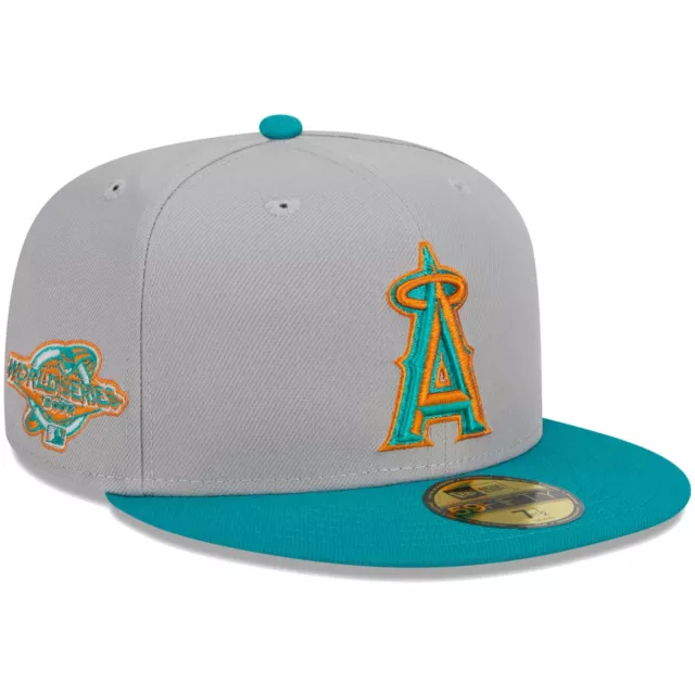 MEN'S NEW ERA Gray/Teal Los Angeles Angels 59FIFTY Fitted Hat $43.99 ...