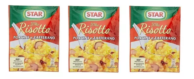 3x Star Il Mio Risotto Reis Safran Und Steinpilze 175g Italienisc Fertiggerichte