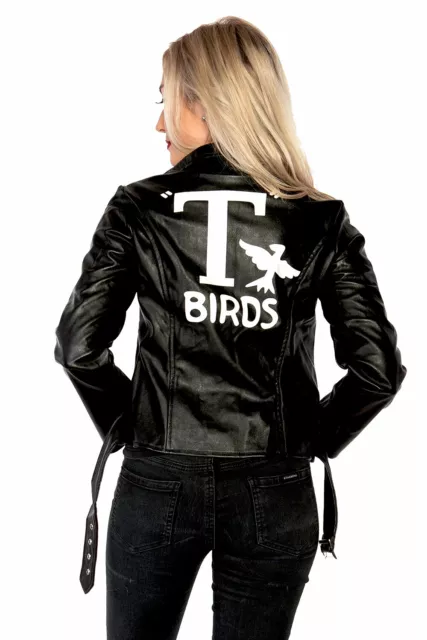 Womens Grease 50s T-birds Jacket Ladies 50s Costume