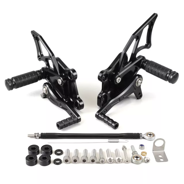 Rear Sets Adjustable CNC Footrests for Kawasaki Ninja 300 EX300 2013 2014-2017 2