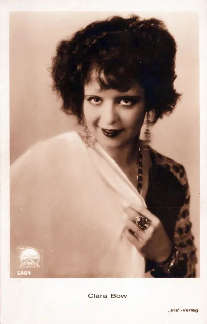 Clara Bow Real Photo Postcard rppc - American Silent And Sound Film Actress