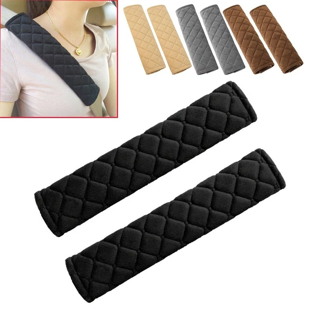 Cintura di sicurezza auto imbottitura spalla copertura cuscino cintura comodo pad x2