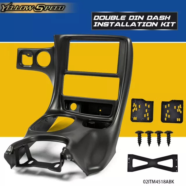 Double Din Dash Installation Kit Radio Bezel Console FOR 97-04 CHEVY CORVETTE