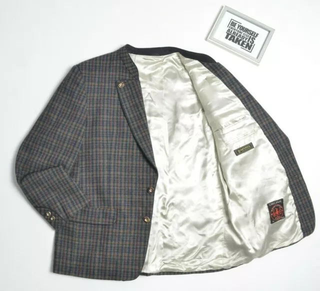 KASTELL BAURLODEN Uomo Blazer Hunting Jacket L Lana Caccia Tirolo Loden Coat Tweed 3