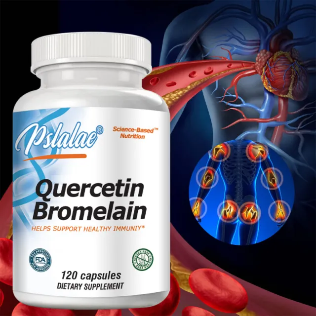 Quercetina Bromelina 750mg - Salute Articolare, Cardiovascolare E Respiratoria
