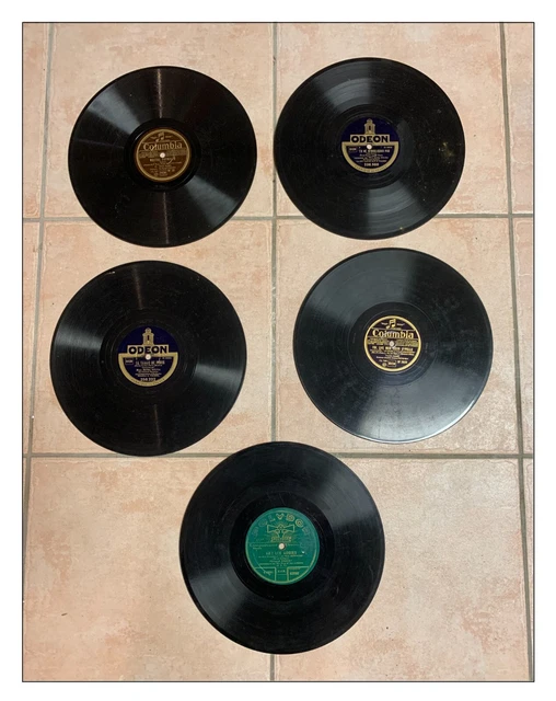 Disques Gramophone Pathé Gaumont Columbia Odéon Kodak Phonographe Paris Hall Rex
