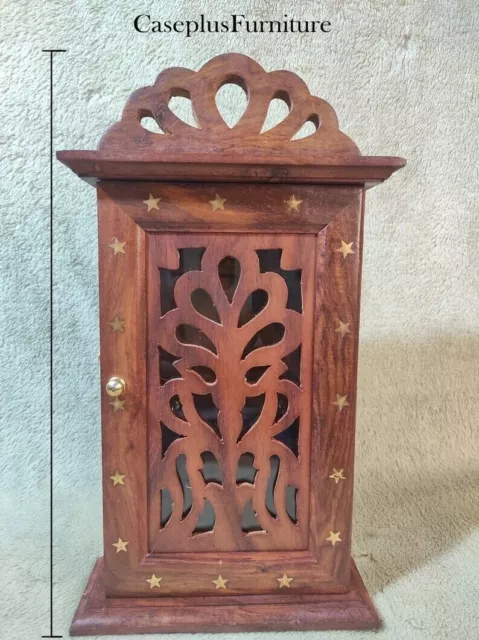 Antique Key Box Mount Rustic Style Decorative Cabinet Premium Cabinet Key Gift