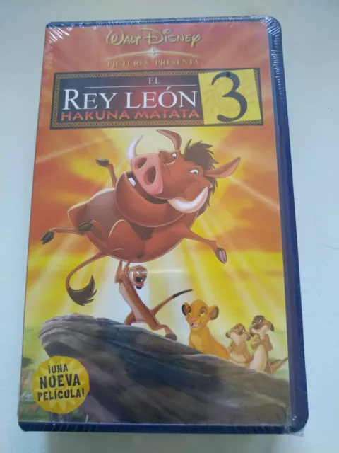 El Rey Leon 3 Hakuna Matata Walt Disney 2003 - VHS Cinta Español Nueva