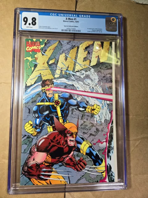 X-Men #1 CGC 9.8 Special Edition, Jim Lee Marvel 10/91