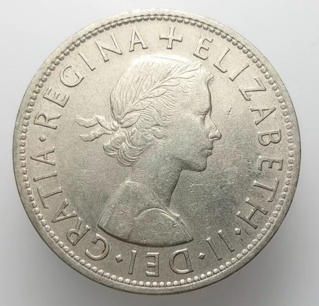 Great Britain Half Crown 1961 Coin Elizabeth II W206 2