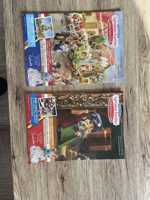 SYLVANIAN FAMILIES RARE Collectors club magazines iconic calico ...