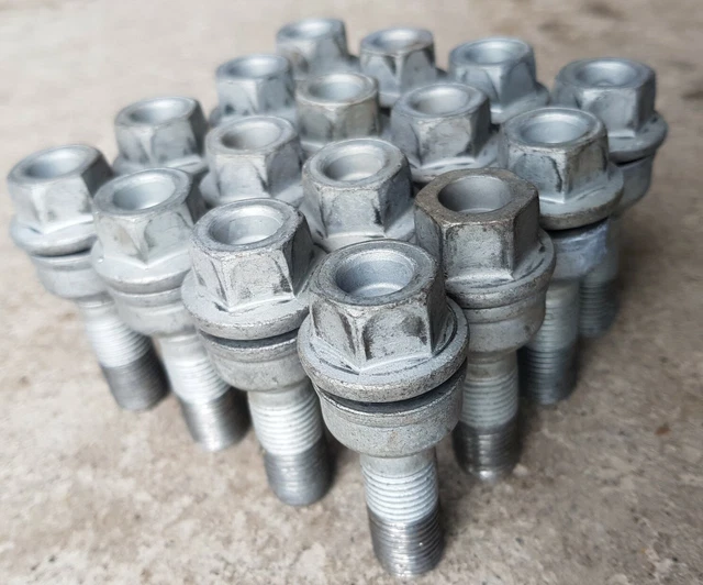 VW T5 T6 TRANSPORTER LOCKING WHEEL NUTS BOLT KEY SET 19mm VAN 16" 17