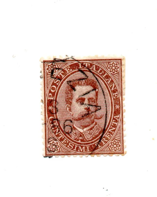 Regno d'Italia 1879-Effige di UMBERTO I cent.30 bruno usato