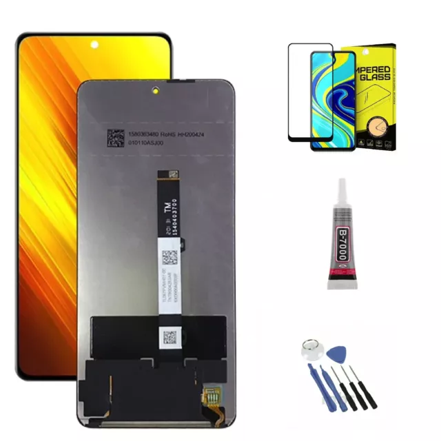 Xiaomi Poco X3 NFC Display LCD Touchscreen Ersatz komplett Bildschirm Front Glas