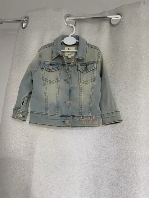 Baby Girl Denim Jacket 9-12 Months River Island