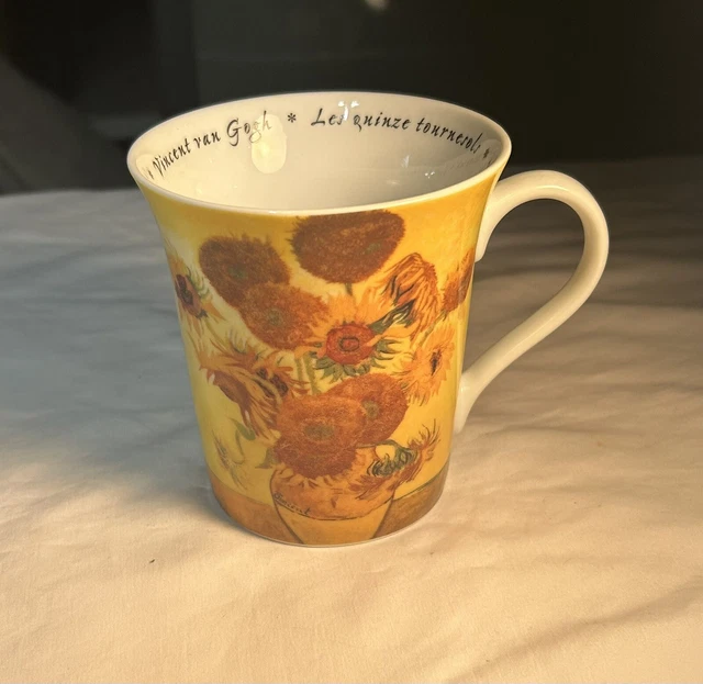 Konitz Vincent Van Gogh sunflower coffee mug Germany dish-wear