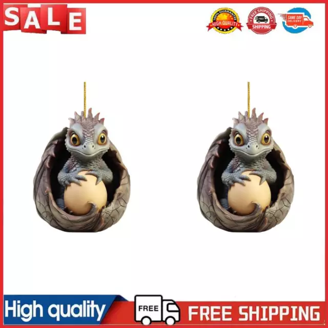 Swinging Penguin For Car Christmas Dragon Baby Egg Acrylic Christmas  Hanging Ornament Christmas Tree Soft Garland For Fireplace - AliExpress