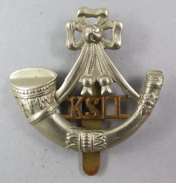 Military Cap Badge KSLI King's Shropshire Light Infantry British Army