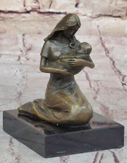 HAND MADE DETAILED Sitting Woman Genuine Bronze Sculpture Home Decoration  Gift $199.50 - PicClick