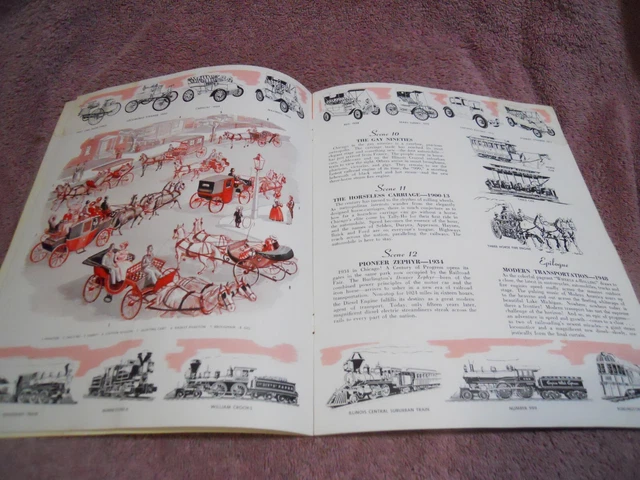 1948 Chicago Railroad Fair Official Guide Book and Program 'Wheels a-Rolling' 2