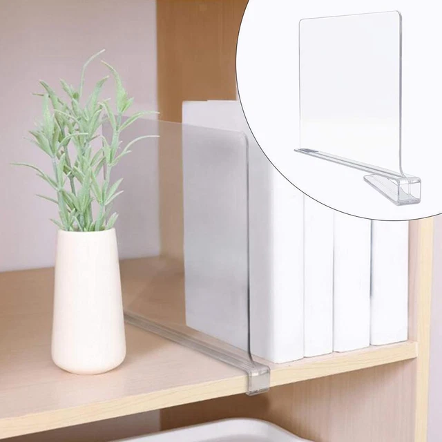 12 Divisori Acrilici Trasparenti - Organizzatore Armadio Regolabile Per Vestiti E Borse - Foto 6